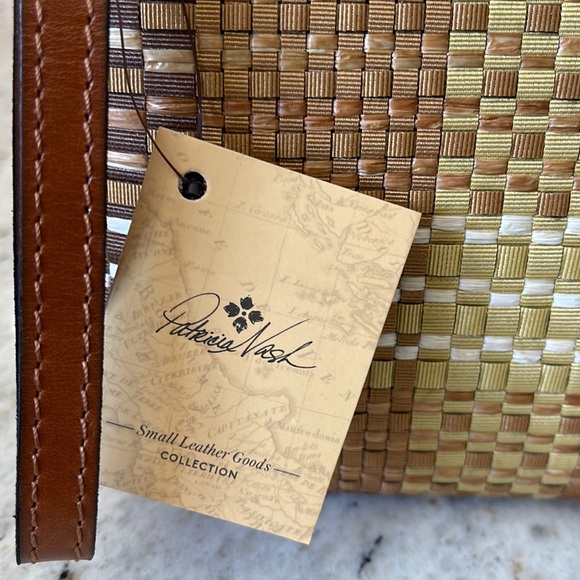 Patricia Nash Cassini Wristlet Ribbons & Raffia Khaki - Picture 8 of 8